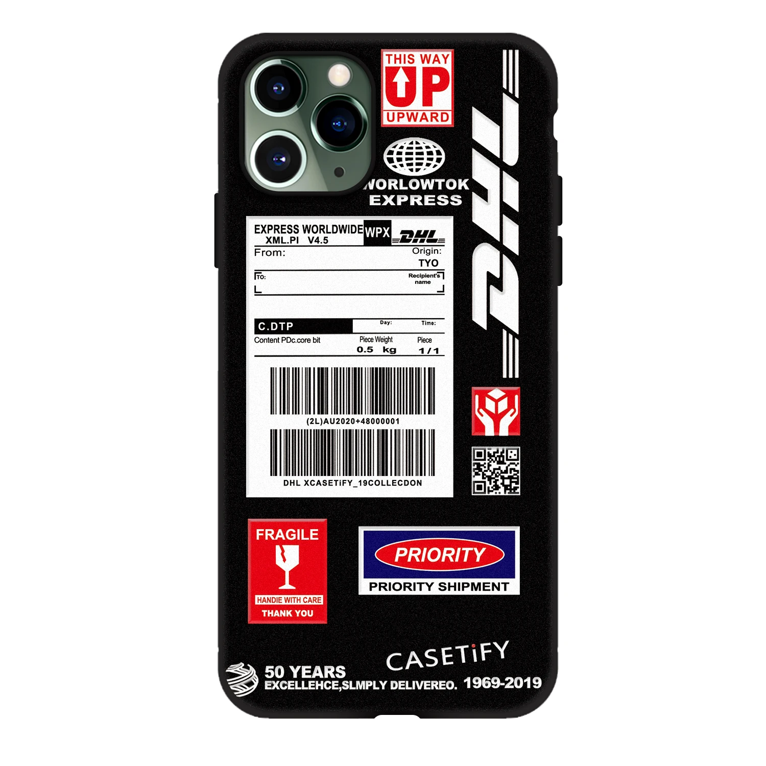 Горячая DHL Express 50th anniversary Edition чехол для iPhone 11 Pro X XS MAX 7 8 plus роскошный 3D Мягкий силиконовый чехол - Цвет: 5