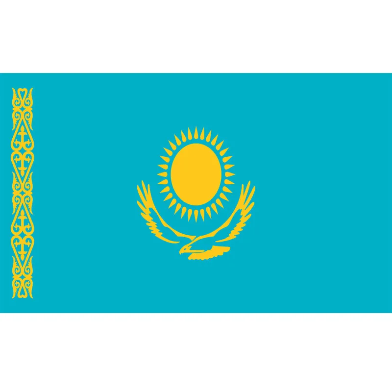 Флаг Казахстана Yehoy подвесной 90*150 см для украшения