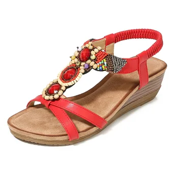 

Women Sandals Summer Shoe Roma Leisure Breathable Clip Toe Dual-purpose Fashion Sandal Soft Shoes Lover's Sandals