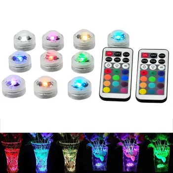 

Waterproof Remote Control Colored RGB LED Light Boundary Style Control Submersible Accent EFX Light Remote H2Y7