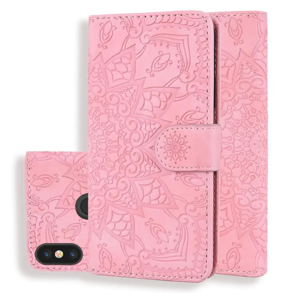 Для xiao mi eries чехол из тисненой кожи для xiao K20 K20pro rice Модный чехол для мобильного телефона из ТПУ - Цвет: Pink