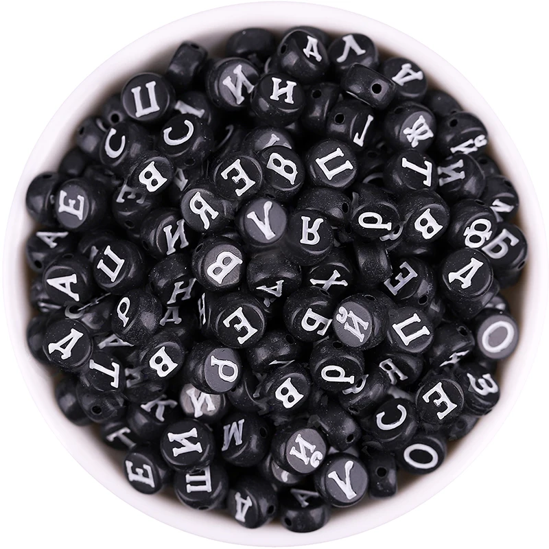 Beads for Kids Russian Letter Beads for Jewelry Making 4*7mm 3600pcs Russia Beads  with Letters Beads for Bracelets Round Beads - AliExpress