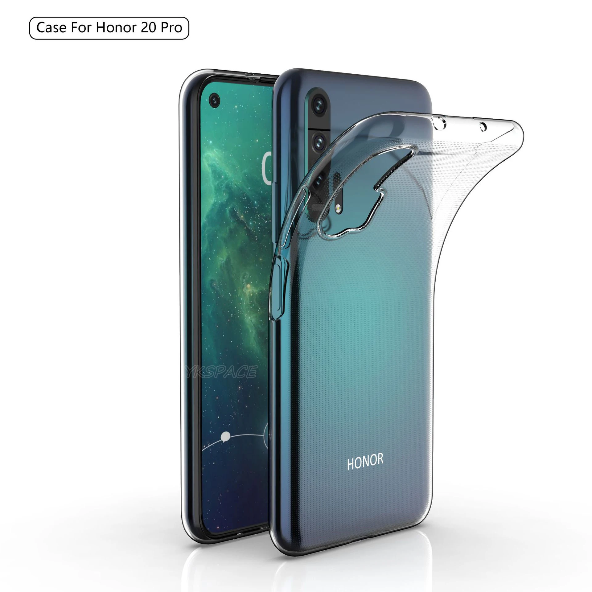 Ultra Thin Transparent Silicone Phone Case For Huawei Honor 10 20 30 Pro Lite 9i 10i 20i V9 Play V10 V20 V30 V40 Soft TPU Cover | Мобильные