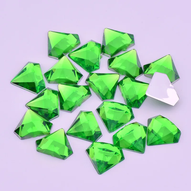JUNAO-10-12mm-Clear-Crystals-Acrylic-Flatback-Rhinestone-Glue-On-Strass-Crystal-Fancy-Shape-Non-Sewing