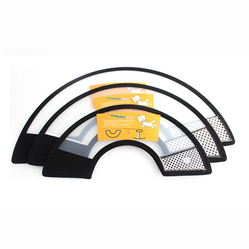 New Dog Accessories Pet Products Plastic Cat Dog Collar Elizabeth Circle Anti Bite and Scratching Collars Beauty Healing Brace