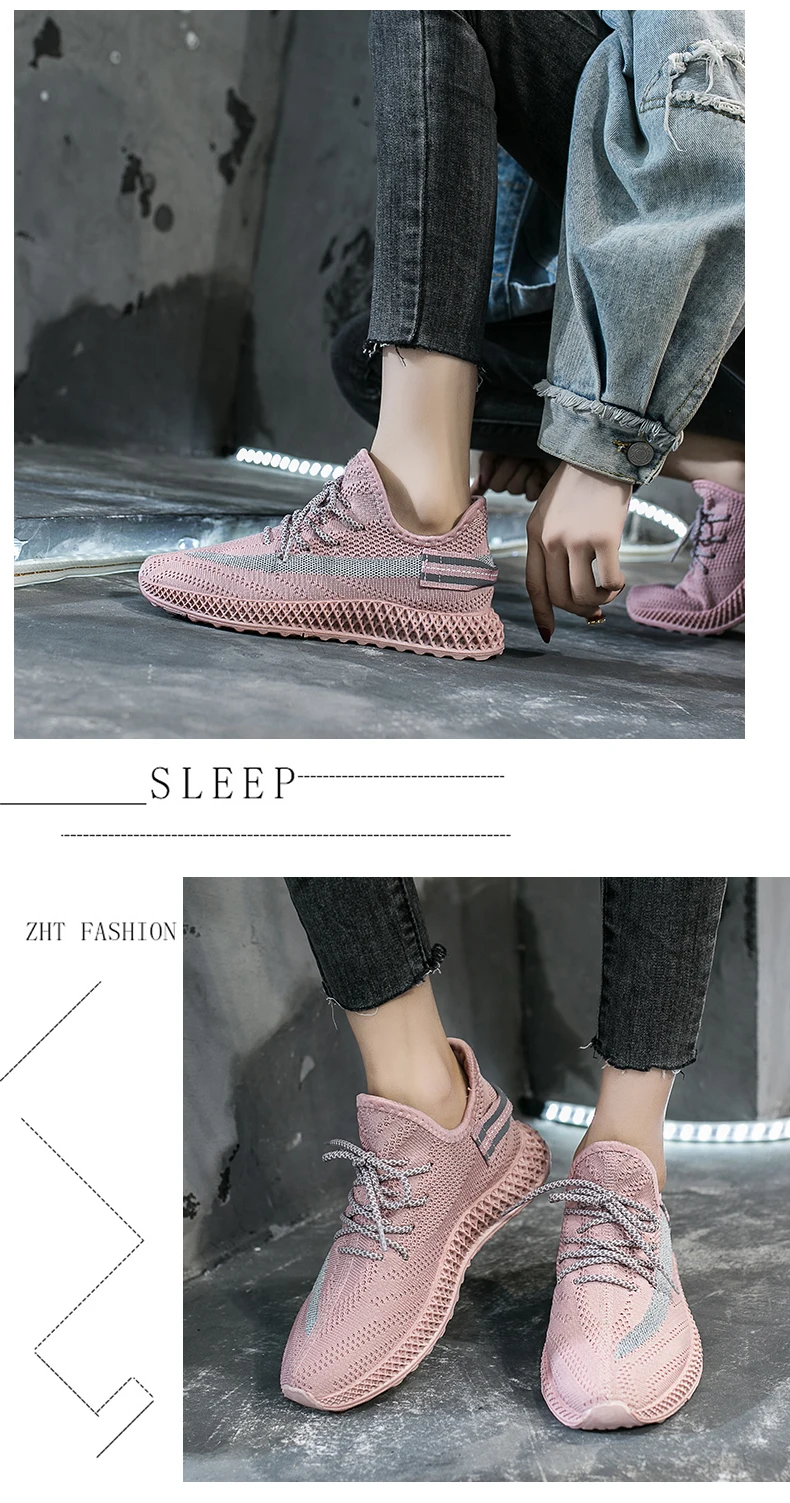 New Sneakers Women Platform Shoes Women Candy colors Casual Flats Breathable Woman Chunky Shoes For Ladies Trainers Femme