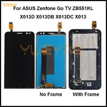 ZB551KL дисплей для ASUS Zenfone Go tv ZB551KL ЖК-дисплей X013D сенсорный ЖК-экран с рамкой дигитайзер сборка Замена