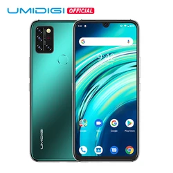 UMIDIGI A9 Pro глобальная версия 6 ГБ 128 Helio P60 Octa Core 48MP Quad Camera смартфон 24MP селфи 6,3 дюймFHD + безрамочный экран мобильного телефона