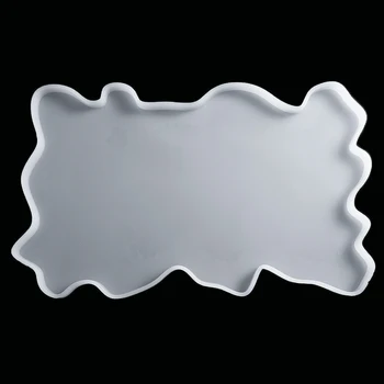 

DIY Fruit Plate Tray Epoxy Mould Silicone Coaster Pad Tray Making Mold DIY UV Epoxy Resin Casting Clay Mold Tool Large