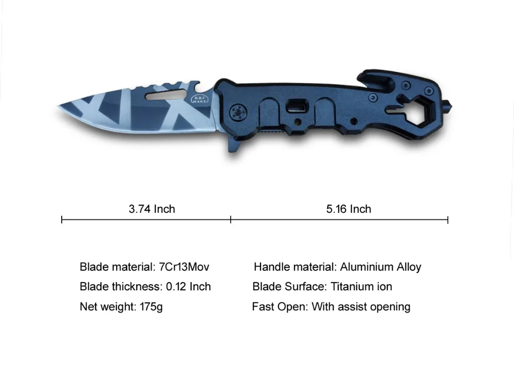 Складной нож быстро открывающийся тактический карманный нож для выживания, многофункциональные инструменты для работы, походов, защиты на открытом воздухе, охоты, рыбалки