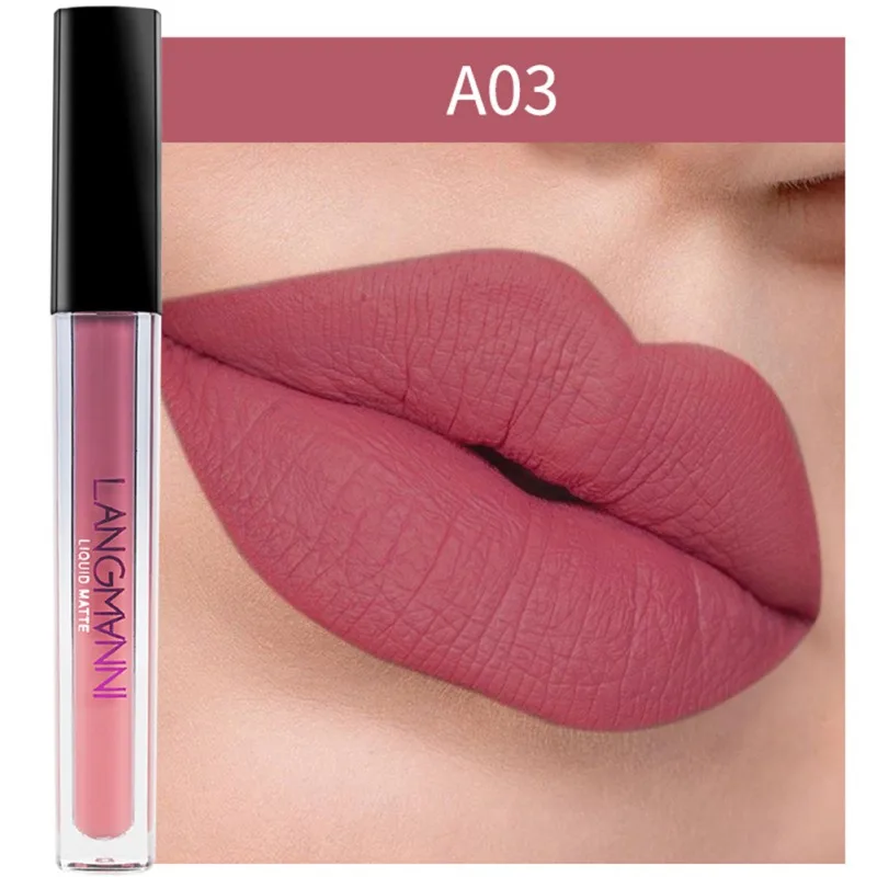 New 10pcs Lip Gloss Set Long-lasting Waterproof Non-stick Cup Matte Liquid Lipstick S1
