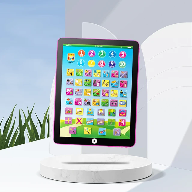 Mini Computer Tablet Toy Electronic Chinese English Funny Interactive Learning Study Machine Early Educational Toys for Children 2