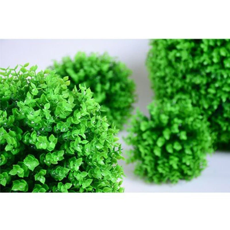 

Artificial Hanging Boxwood Topiary Buxus Ball Grass Green Garden Home Decors