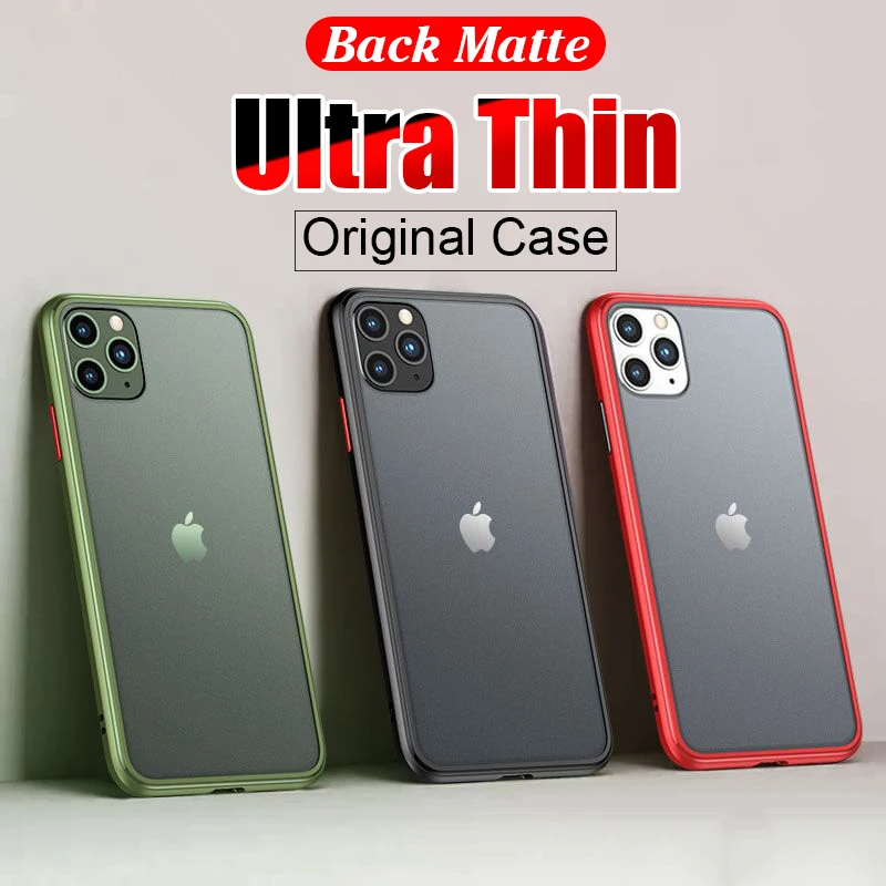 Роскошный мягкий силиконовый матовый чехол для телефона для iPhone 11 Pro XR X XS Max противоударный задний Чехол для iPhone 8 7 6s 6 Plus Ультратонкий чехол