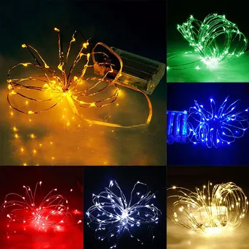 

4M 40LED LED Flexible Strip String Light w/Battery Box Waterproof Wedding Party