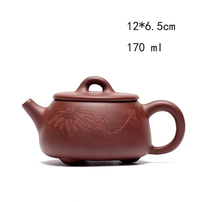 Tanie Yixing Zish purpurowa glina herbata czajniczek kamień Scoop Pot czajniki Zisha czajniki chiński ekspres