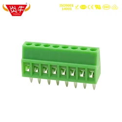 Conector de parafuso pcb, de 2.54mm dg308 ek254v kf128 2.54 2p ~ 12p mini, conector de pcb, blocos de terminais kf308 mpt 0,5/2 2,54 1725656, phoenix