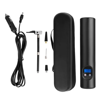 

Portable Air Compressor Mini Air Pump Tyre Inflator 150PSI/2000mAh LCD LED Light