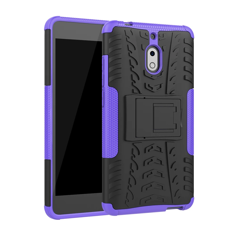 OUDINI Shock Proof Armor Case For Nokia 1 2 3 5 6 8 2.1 3.1 5.1 6.1 7.1 plus X5 X6 X7 Protection phone cover case - Цвет: purple