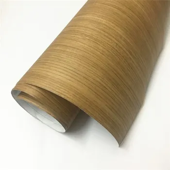 

50x124cm Self-adhesive Vinyl Wood Grain Textured Car Wrap Car Internal Stickers Wallpaper Furniture Wood Grain Paper Film