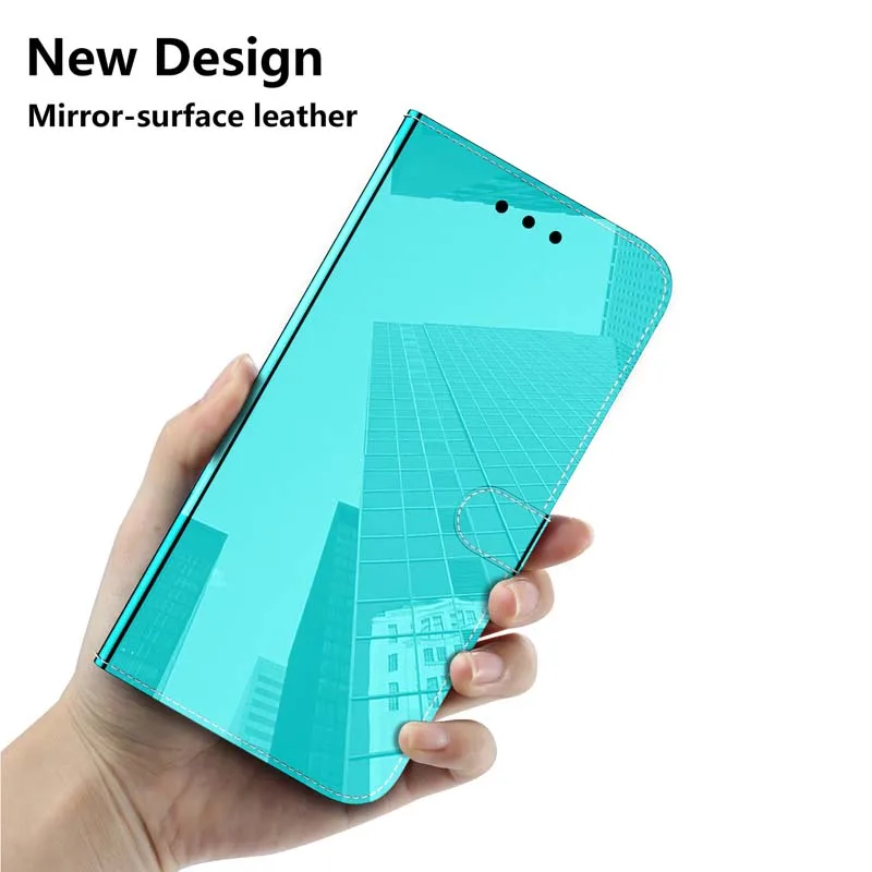 Зеркальный флип-чехол для телефона samsung Galaxy S10 S9 S8 Plus 10E кожаный чехол s для samsung Galaxy Note 10 10+ 10Pro M10 M30S чехол
