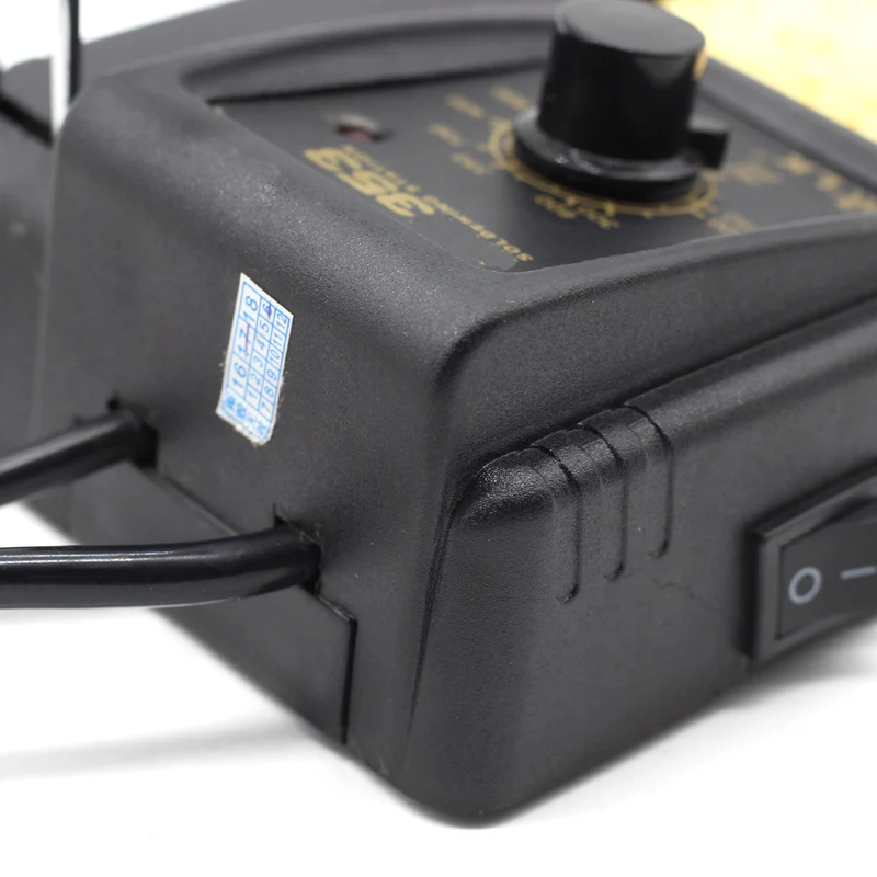 Adjustable Temperature Electric Soldering Iron 220V Welding Solder Rework Station Stand Holder with Welding Cleaning Sponge Pad