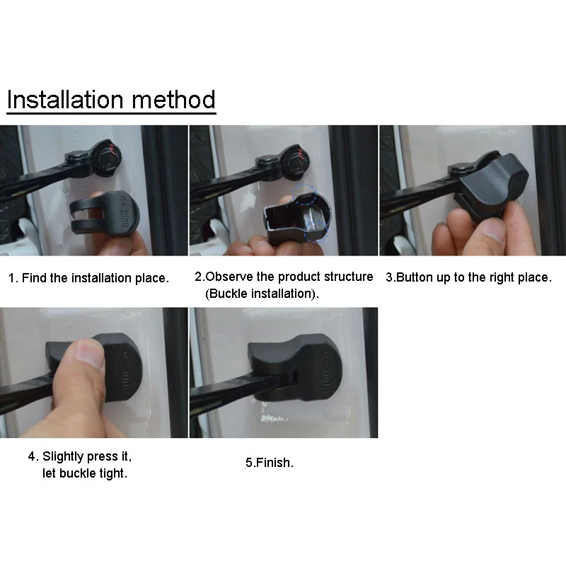 4 шт. автомобильные аксессуары ограничитель дверного замка защитный стопор чехол
