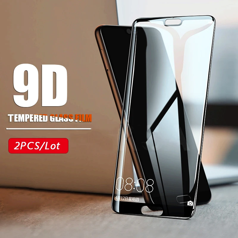 9H Tempered Glass For Huawei P20 P30 Pro Mate 20 Screen Protector Honor 8X 9 10 Lite Y9 2019 Full Coverage Protective Film | Мобильные