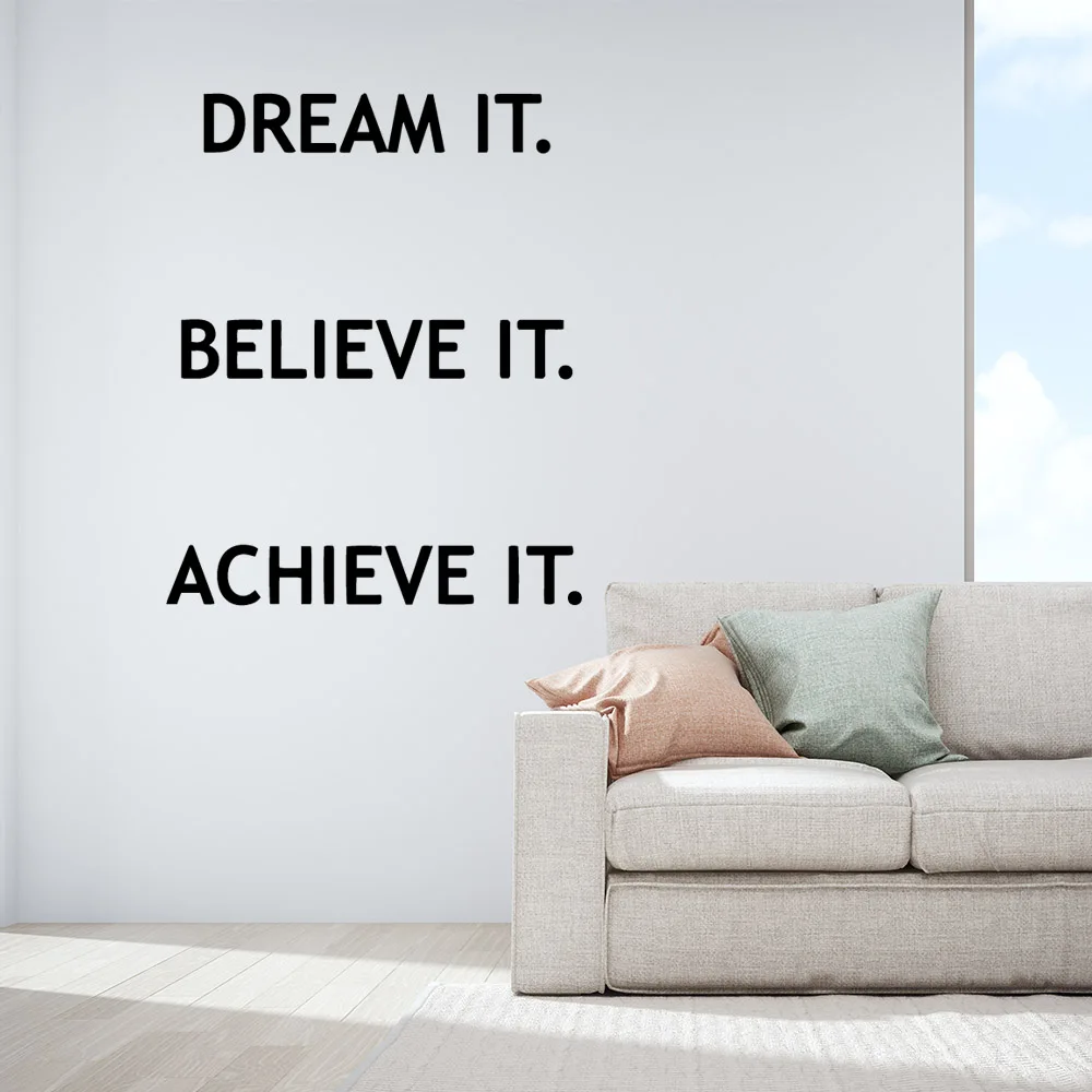 20 Style Dream Phrase Motivation Quotes Vinyl Wall Sticker For Office Room Decoration Mural Kids Bedroom Decor Living Room House 20 Style Dream Phrase Motivation Quotes Vinyl Wall Sticker For Office Room Decoration Mural Kids Bedroom Decor Living Room House