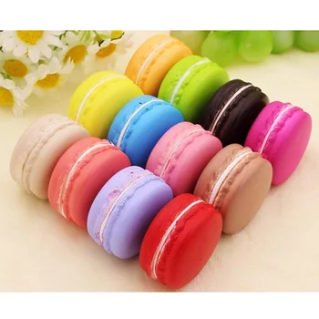 

12pcs Cute Cake Simulation Cakes Soft Model Artificial Foods Shop Home Baker Dining Tea Table Decoration PU Mini Macaron Kitchen