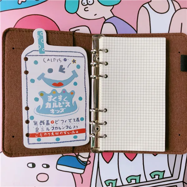 

Notebook Cute Cartoon Christmas Elk Christmas Book Hand Loose-leaf Notebook Diary Child Gift ING-SHIPPING