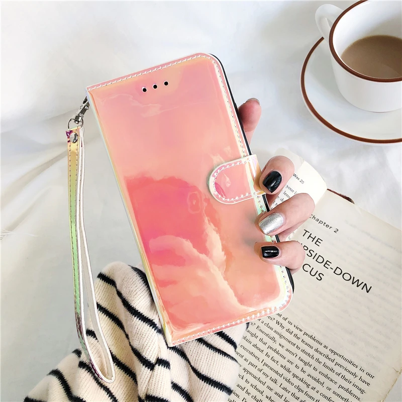 

Wallet Leather Case For Huawei Honor 8S 10i 20i P30 Lite Pro Funda P Smart Plus Y6 2019 Phone Accessories Mirror-like Card Cover