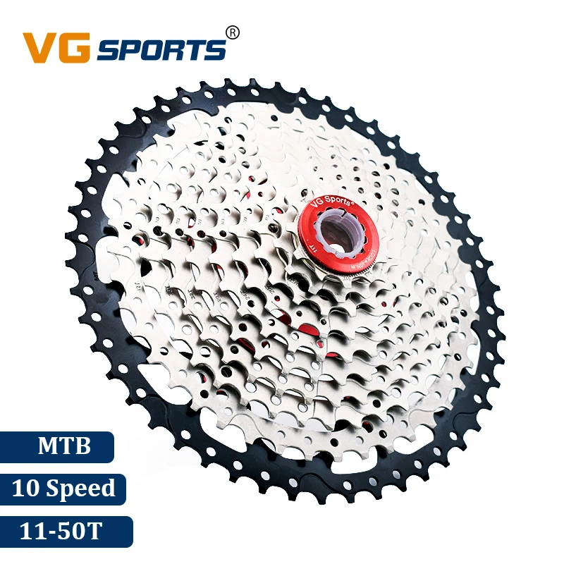 VG спортивный горный велосипед MTB 10 скоростная кассета велоцидад 50T велосипедные