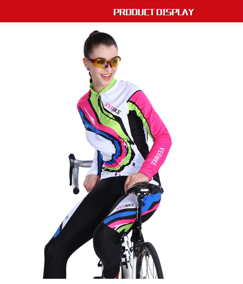 Racing Bike Clothing Kits MTB Lady Pro Team Cycling Jerseys Set Women Long Bicycle Clothes Girl Cycle Sports Wear