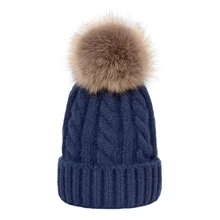 Повседневные хлопковые зимние женские головные уборы с помпоном твист шапка-маска для женщин девочек черный синий розовый серый белый женские шапочки