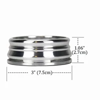 Metal Shisha Heat Management Base Narguile Cachimbas Hookah Bowl Heat Keeper Base Shisha Charcoal Holder base 2