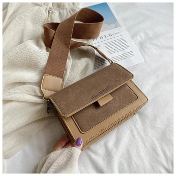 

Contrast Color Leather Crossbody Bags for Women Travel Handbag Shoulder Women Bag Simple Shoulder Messenger Bag CrossBody Bag