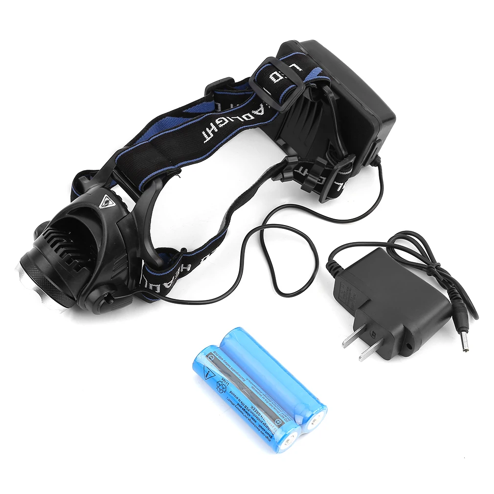 

Headlamp Headlight XML T6 LED 1200 Lm Zoomable Zoom torch IN/OUT
