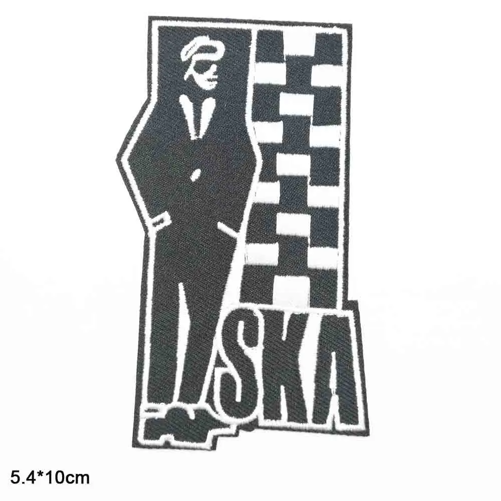 Rock N Roll Music Embroidered Iron-On Patch
