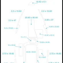 Malibu 22LSV коврик для кокпита лодка EVA Тиковый настил 1/" 6 мм