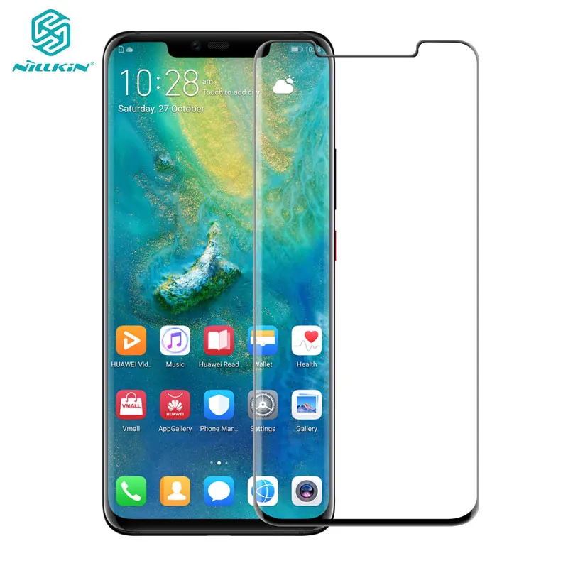 Pаспродажа Для huawei mate 20 Pro закаленное стекло Nillkin Ds Max полное покрытие Защита экрана для huawei mate 20 Pro 3D стекло