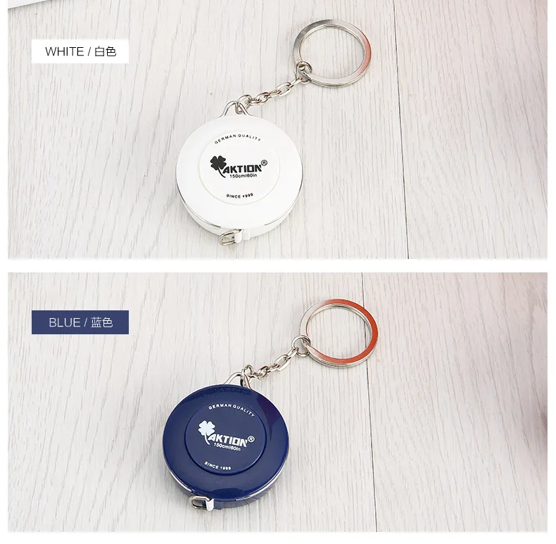 Aktion Direct Selling Keychain Tape Measure Customizable Logo Precision Do Not Fade No Deformation Tailored Mini Tape Measure