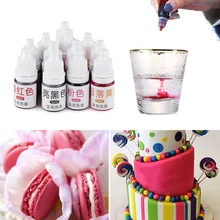 5 мл Макарон крем пищевой цвет ing ингредиенты Торт Помадка выпечки торт съедобный цвет пигмент выпечки и кондитерские изделия Кухня DIY Инструменты