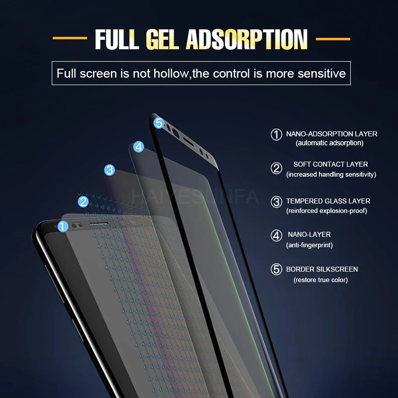 20D Защитное стекло для samsung Galaxy S10 S8 S8 Note 8 9 10 Plus Защита экрана для samsung Galaxy S8 S9 S10e стеклянная крышка