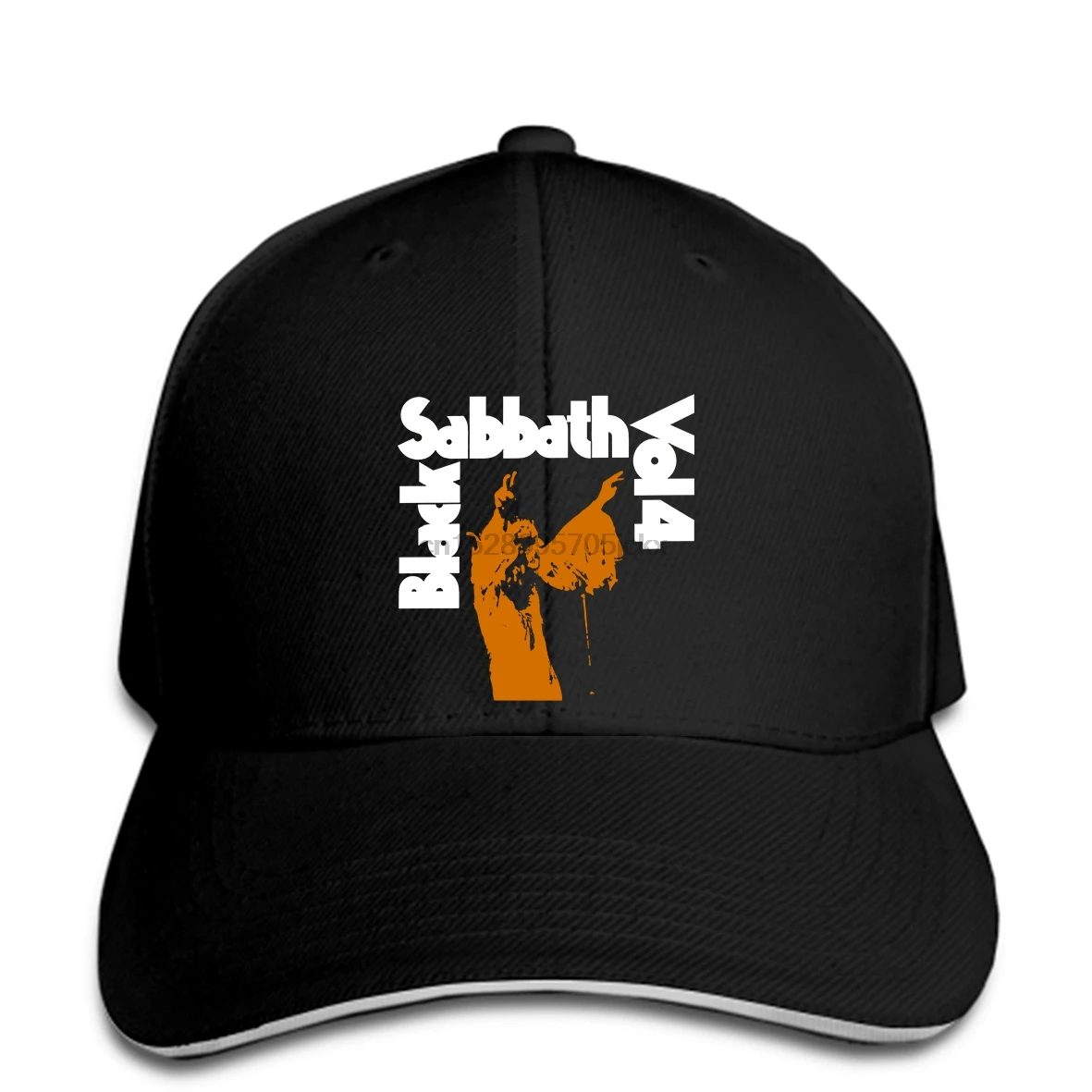 Оригинальная Черная мужская бейсбольная Кепка Sabbath Vol 4 Basic GraphicRock, бейсбольная кепка, Мужская бейсболка из тяжелого металла, остроконечная Кепка