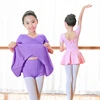 Vestido corto de algodón de manga larga para niñas, traje de Ballet grueso para baile y gimnasia de invierno ► Foto 2/6