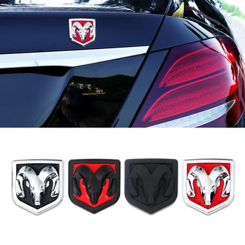 

1 Pcs Car Emblem 3D Metal Sticker Car Decoration Accessories For Dodge Journey Ram 1500 Challenger Caliber Nitro Charger Durango