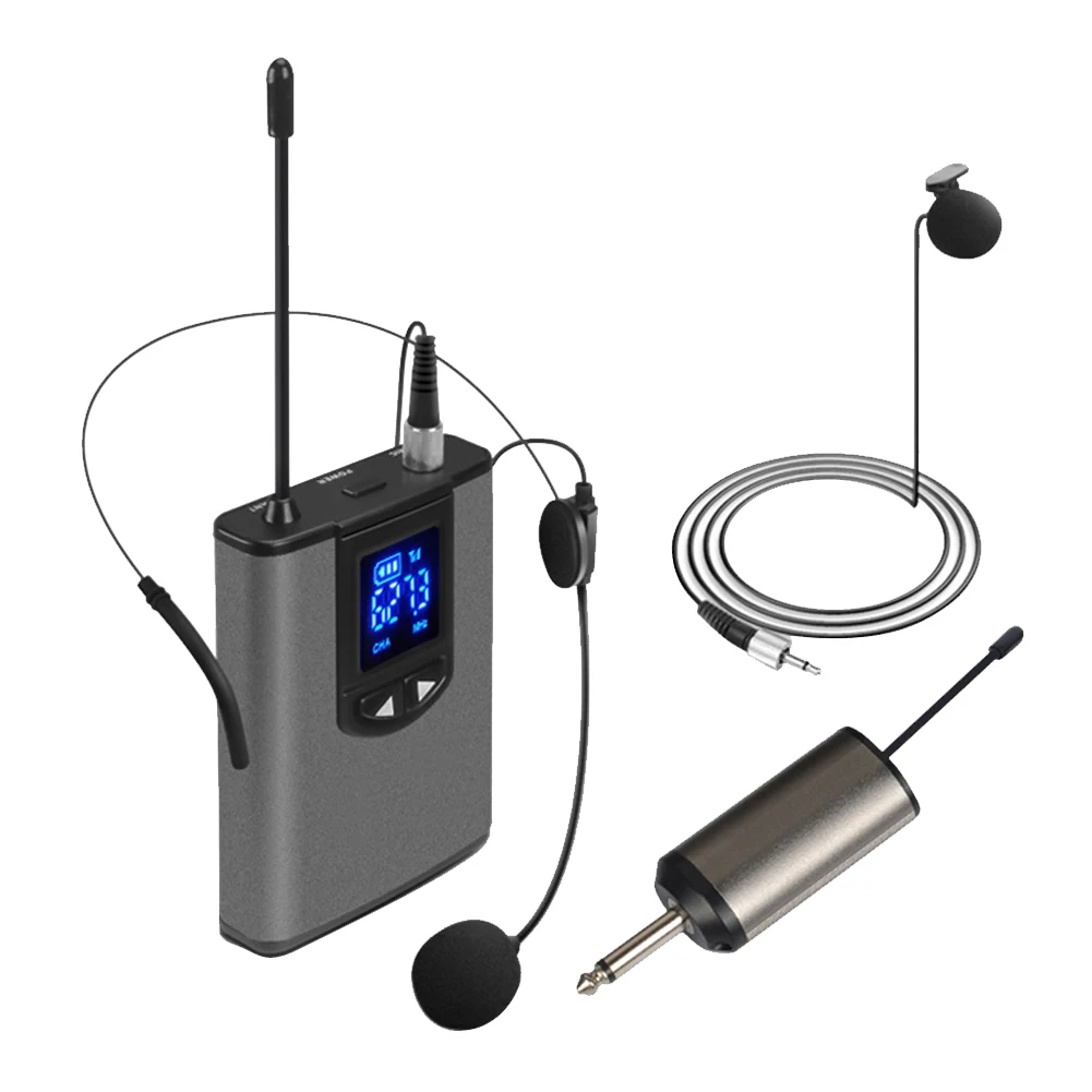 

Clip On Portable Studio Video Recording Universal Lapel Professional Wireless Interview Lavalier Microphone Presentations Speech
