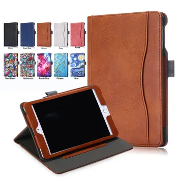 

Case For iPad Mini 5 Cover PU Leather Back Stand Auto Sleep Wake up Tablet Cover A2133 A2124 A2125 A2126 Full Protective