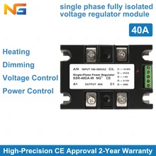 Best Price Potentiometer 4-20mA control Signal Single-phase 40A fully isolated phase shift SCR voltage regulator module Dimmer Best Price Potentiometer 4-20mA control Signal Single-phase 40A fully isolated phase shift SCR voltage regulator module Dimmer